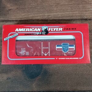 American Flyer Refrigerator Car Bangor & Aroostook S Gauge Red Excellent 6-48316